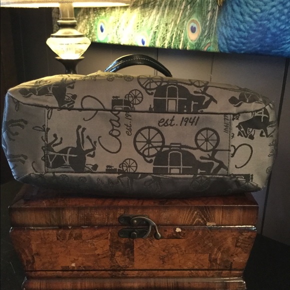 Coach East West Carriage Tote - Picture 3 of 8